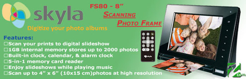NZ-First Skyla Scanning Photo Frame