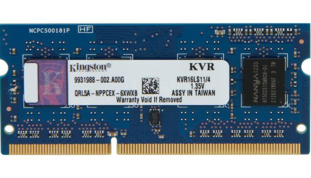 Kingston KVR16LS11/4 DDR3 4GB
