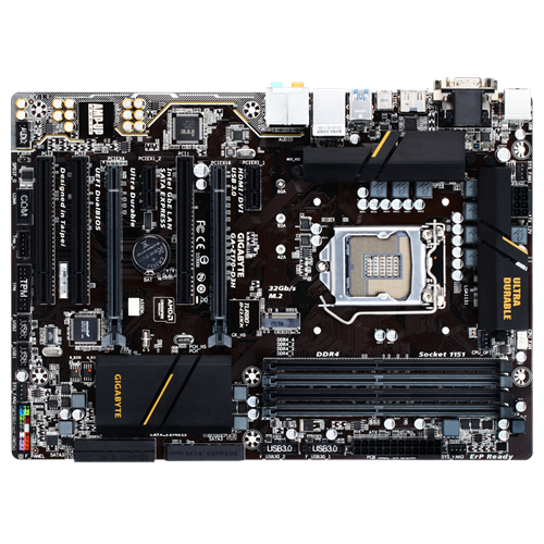 Gigabyte GA-Z170-D3H Motherboard