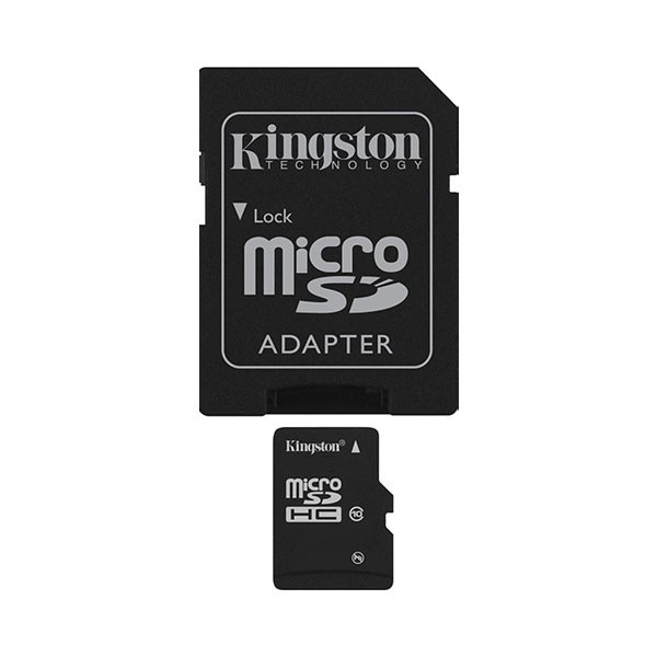 Kingston 8GB microSDHC card with Adapter Class 10