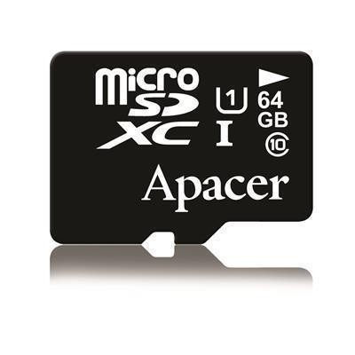 Apacer 64GB microSDXC UHS-I Class10 w/ 1 Adapter