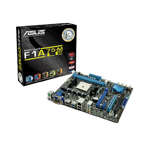 Asus F1A75-M LE, FM1, A75 Chipset, DVI/VGA, Sata3/Raid/USB3