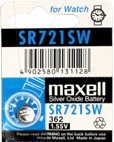 MAXELL 362/361 (SR721SW) 1.55V MICRO SILVER OXIDE BATTERY