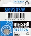 MAXELL 379 (SR521SW) 1.55V MICRO SILVER OXIDE BATTERY