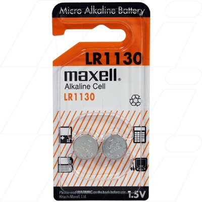 Maxell LR1130 AG10 Twin Pack