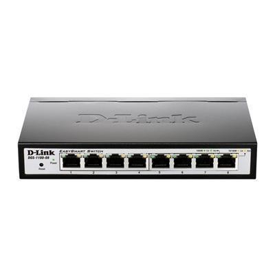 D-Link DGS-1100-08 EasySmart 8 Port Managed Gigabit Switch