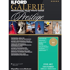 ILFORD 2002409 Fine Art Textured 220gsm Sheets A4 (21.0x29.7)