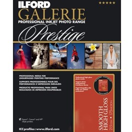 ILFORD 2001757 Smooth High Gloss 215gsm Sheets A4 (21.0x29.7)