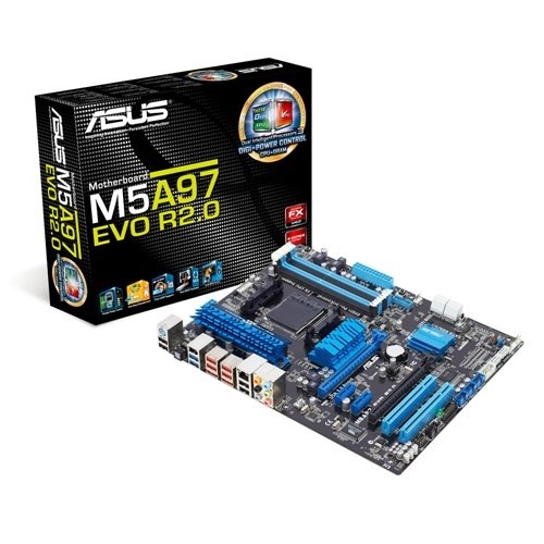 ASUS M5A97 EVO R2.0 AMD 970 ATX SB950 SOCKET AM3+ DDR3-2133 RAID USB3.0 SATA3 1394 ESATA CROSSFIREX