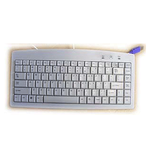 HARMA HK-2201 87 KEY MINI KEYBOARD WHITE /PS2