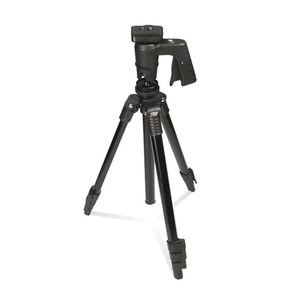 ProAm Lightweight Tripod Kit PA3016 Lightweight tripod made from high-grade aluminium Pistol grip Easy to use flip style leg locking system 4 leg sections • Tripod bag included