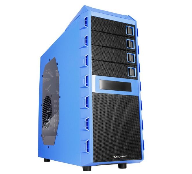 RaidMax Super Altas Blue Front USB3.0 No PSU