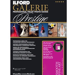 ILFORD 1995390 Smooth Fine Art 190gsm Sheets A3+ (32.9x48.3)