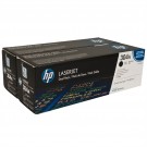 ORIGINAL HP CC530A BLACK TONER CARTRIDGE - DUAL PACK