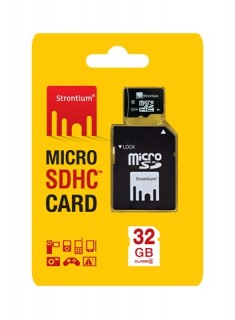 Strontium 32GB Micro SDHC card with Adapter Class 6