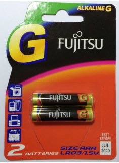 Fujitsu G Alkaline AAA 2Pack Battery
