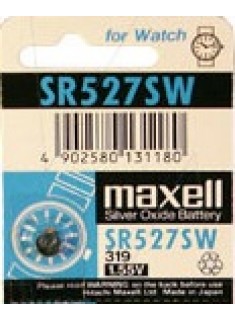 MAXELL 319 (SR527SW) 1.55V MICRO SILVER OXIDE BATTERY