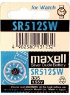 MAXELL 335 (SR512SW) 1.55V MICRO SILVER OXIDE BATTERY