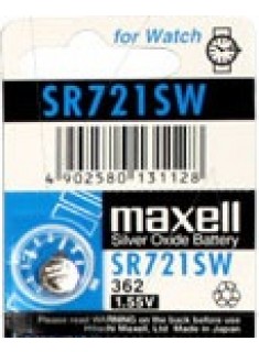 MAXELL 362/361 (SR721SW) 1.55V MICRO SILVER OXIDE BATTERY