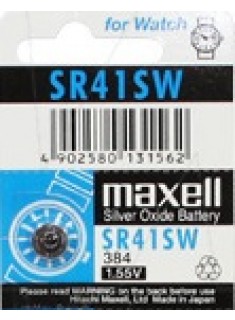MAXELL 384 (SR41SW) 1.55V MICRO SILVER OXIDE BATTERY