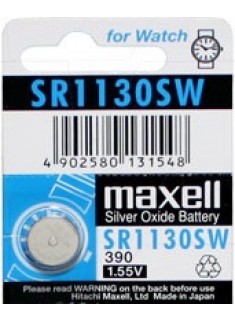 MAXELL 390/389 (SR1130SW) 1.55V MICRO SILVER OXIDE BATTERY