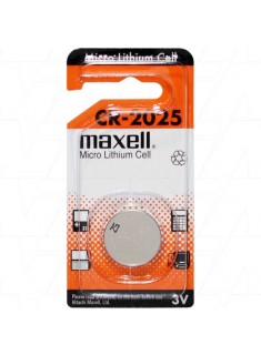 MAXELL CR2025 LITHIUM BATTERY