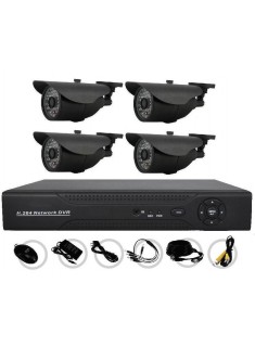 Security Camera CCTV DVR Kit with iCloud Function Cameras DVK-6304QS-CM01