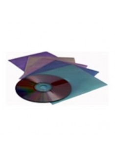 CD/DVD PVC Pre-Punched Holes Plastic Sleeve 100Pcs Pack