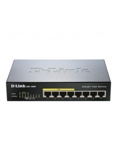 D-Link DGS-1008P 8-Port Gigabit Unmanaged Switch ( Metal Housing ) - with First 4 Ports POE Protocol