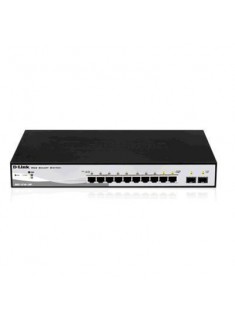 D-Link DGS-1210-10P 10-Port Gigabit WebSmart POE Switch with 2 COMBO UTP/SFP Ports