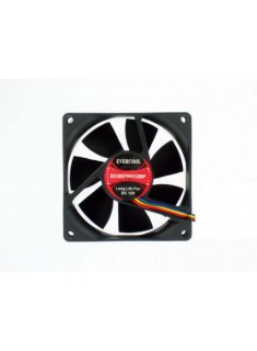 EVERCOOL DC fAN EC8025 80CM 12V 3-PIN with 4 Pin converter