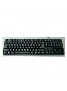 Ultraslim EK-901 USB Black Keyboard with Laser Key Printing