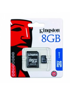 Kingston microSDHC Class 4 8GB with Adatper