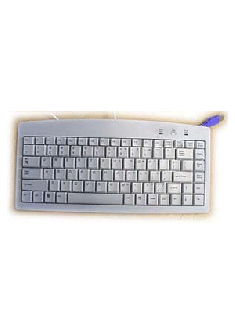 HARMA HK-2201 87 KEY MINI KEYBOARD WHITE /PS2