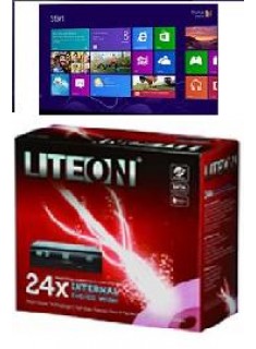 $49 for one Microsoft Win8 32bits OEM when purchased 12 units of Liteon iHas324 DVD Writers at $26 each save $60